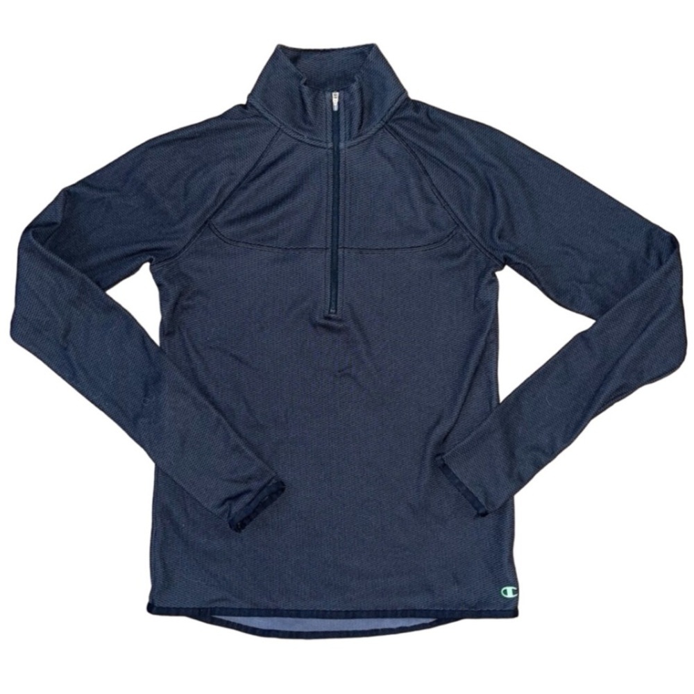 Champion Power Train DuoFold Warm Ctrl Quarter Zip Pullover Sweatshirt Sz S